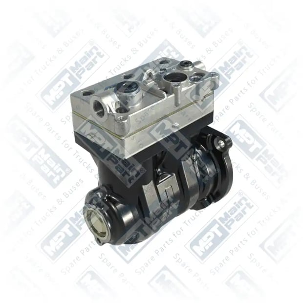 2) 9125140080S,7421986918S, 7.LK.1601 Air Compressor, Twin Cylinder, MPT Main Part