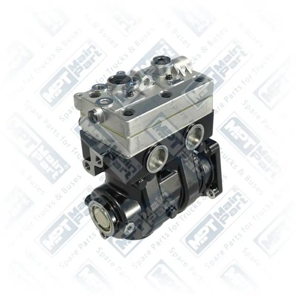 2) 9125120170,21521355, 9125120170 WABCO Compressor de ar, Cilindro duplo, MPT Main Part