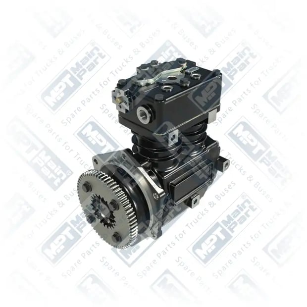 1) 5004187,TUFLO750, 18.LK.1201 Compressore d'aria, Doppio cilindro, MPT Main Part