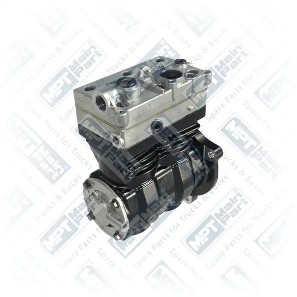 2) 20382345,20478151,20569928,20773343,20842990,21388369,85000360,85000487,85000614,4127040060,4127040067,4127040100,4127040107,4127040140,4127040147,4127040240,1523988,1523988A,1523988R, 20773343 VOLVO Compresseur d'air, Double cylindre, MPT Main Part