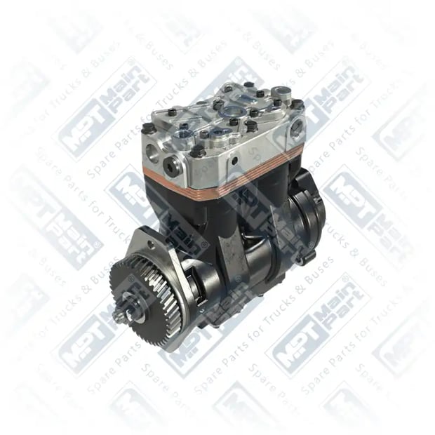 1) K03378N00,LP4862,9P924910, 17.LK.0901 Compresor de aire, Bicilíndrico, MPT Main Part