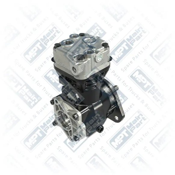 2) K008457,K008457000,K008457ES,K008457Z,K160983N00,LK3875,3971519, K008457000LK3875 KNORR-BREMSE Compresor de aire, Monocilindrico, MPT Main Part