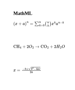 MathMl