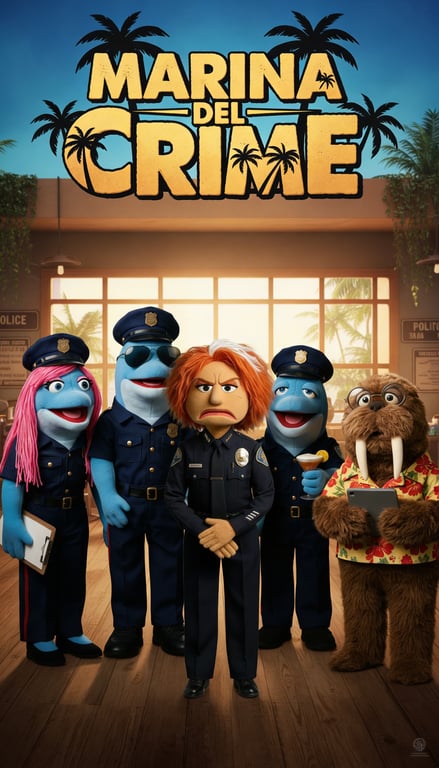 Marina Del Crime — poster