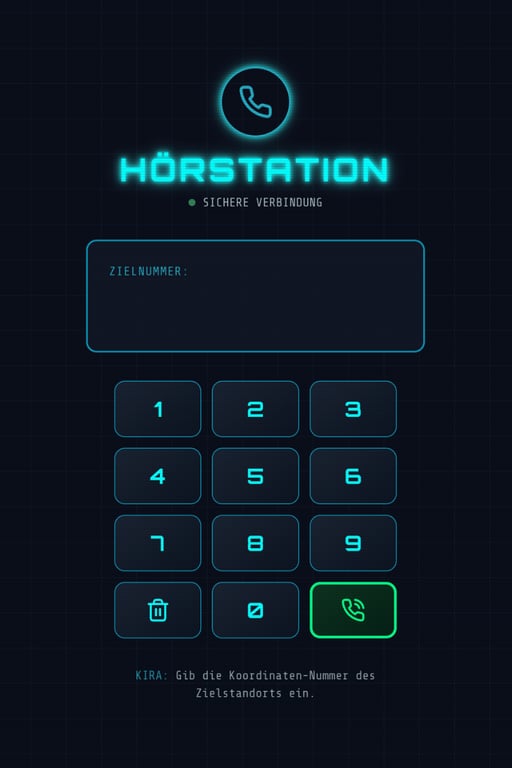 Spielfortschritt und Hinweise – Projekt Zeitbrücke App