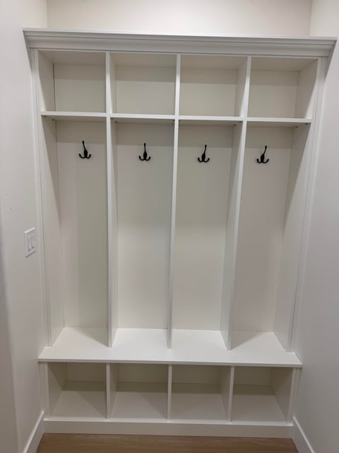 White Mudroom