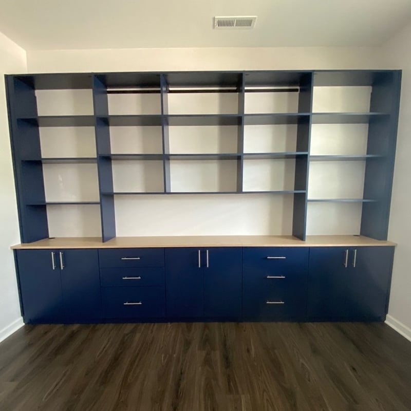 Wave Blue Desk