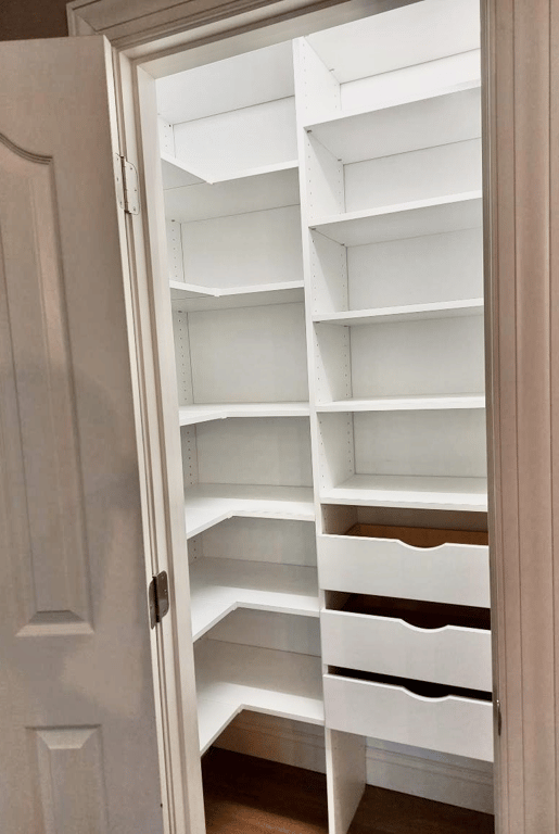 Scoop Drawers Pantry