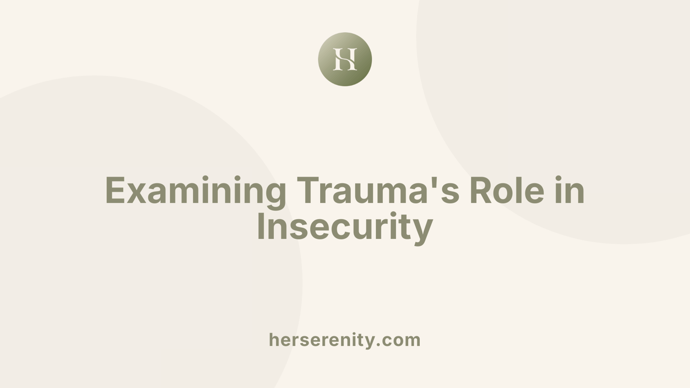 Examining Trauma's Role in Insecurity