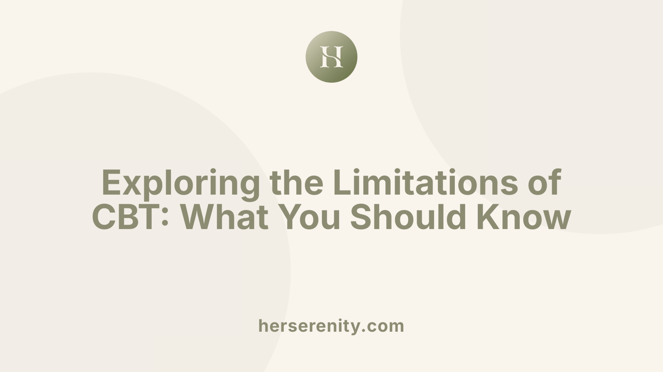 Exploring the Limitations of CBT: What You Should Know