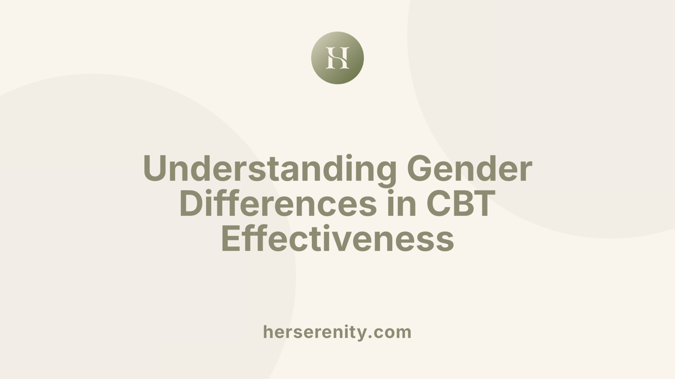 Understanding Gender Differences in CBT Effectiveness