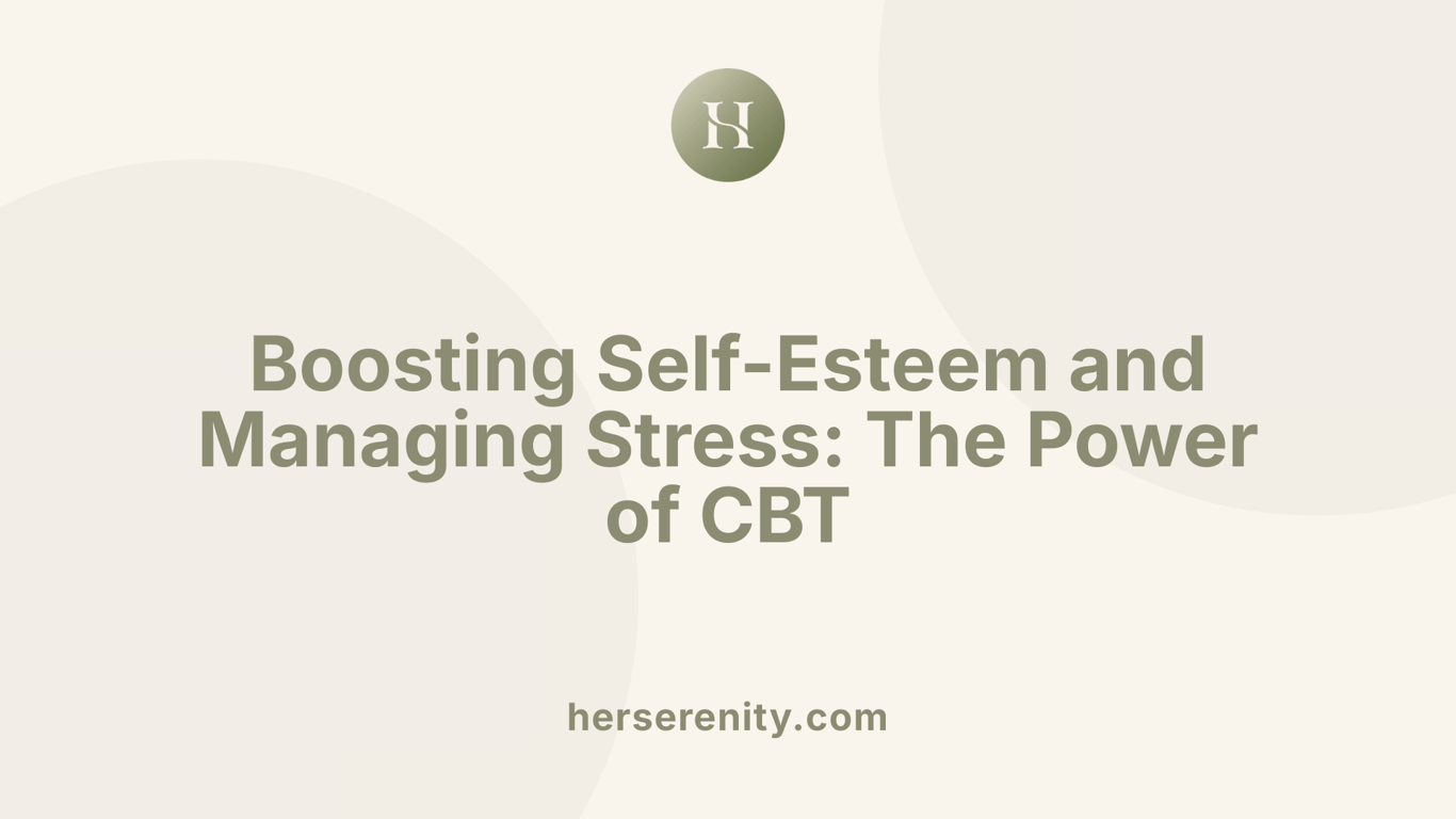 Boosting Self-Esteem and Managing Stress: The Power of CBT