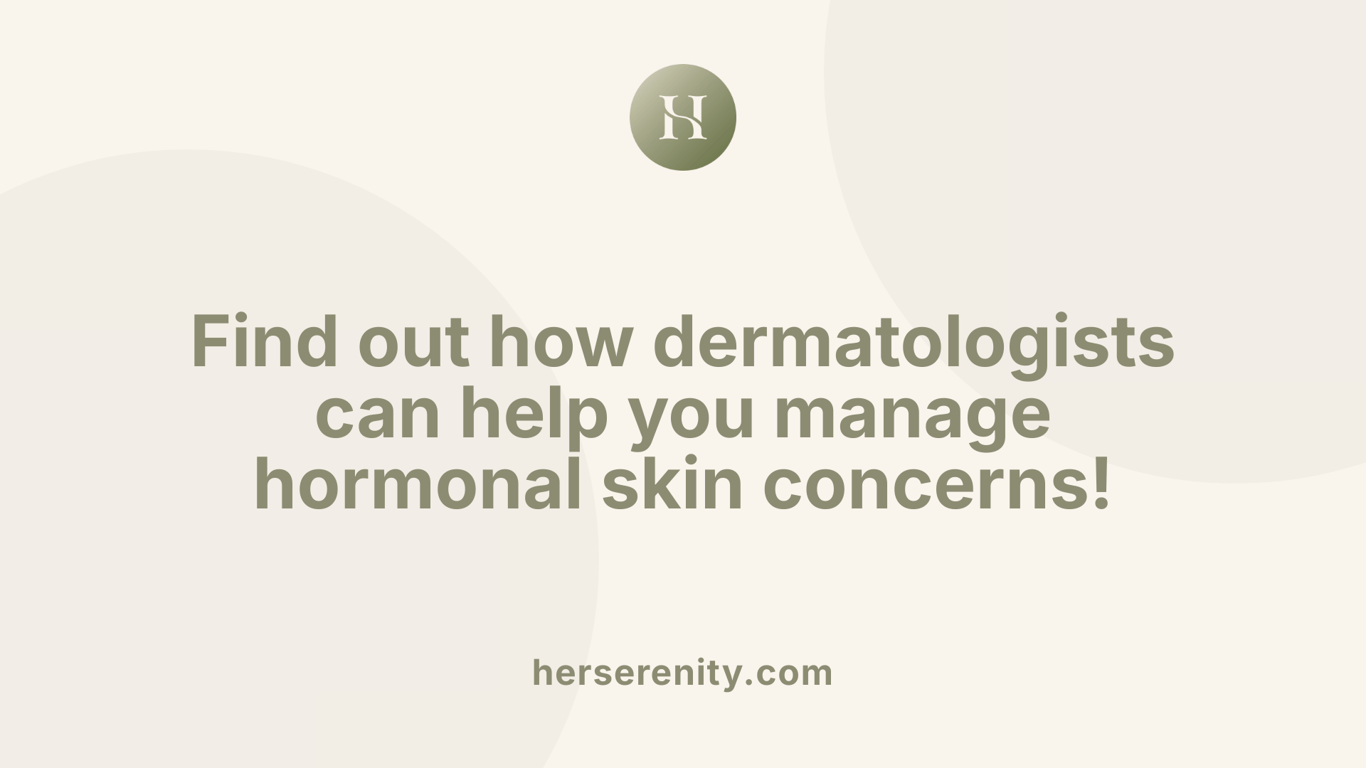 Find out how dermatologists can help you manage hormonal skin concerns!