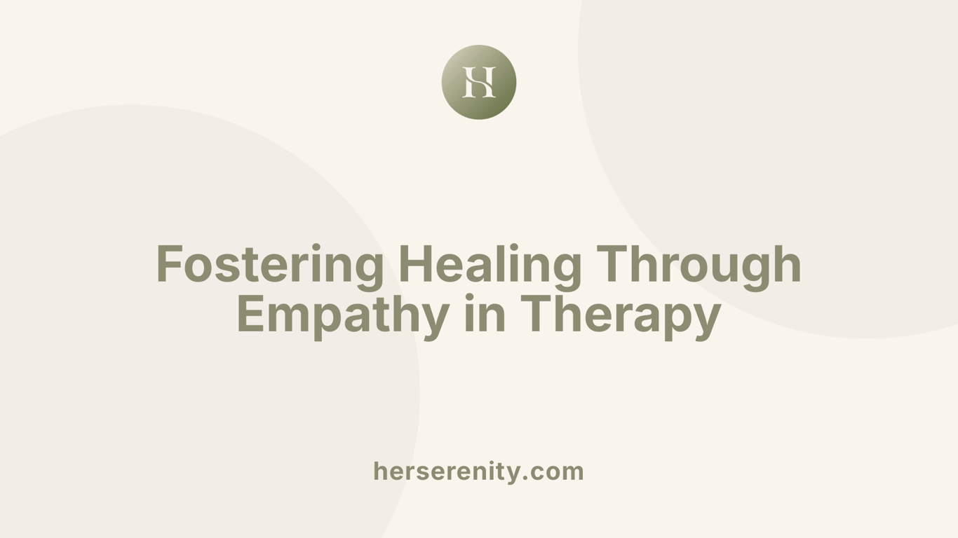 Fostering Healing Through Empathy in Therapy