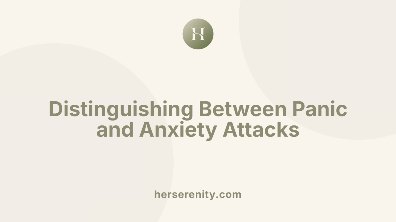 Distinguishing Between Panic and Anxiety Attacks
