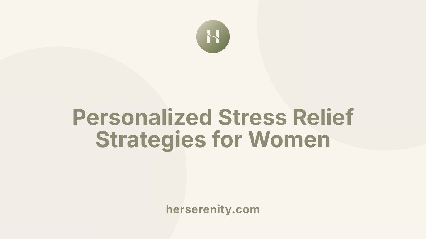 Personalized Stress Relief Strategies for Women