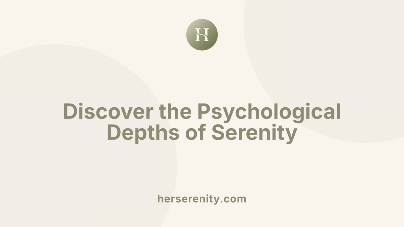 Discover the Psychological Depths of Serenity