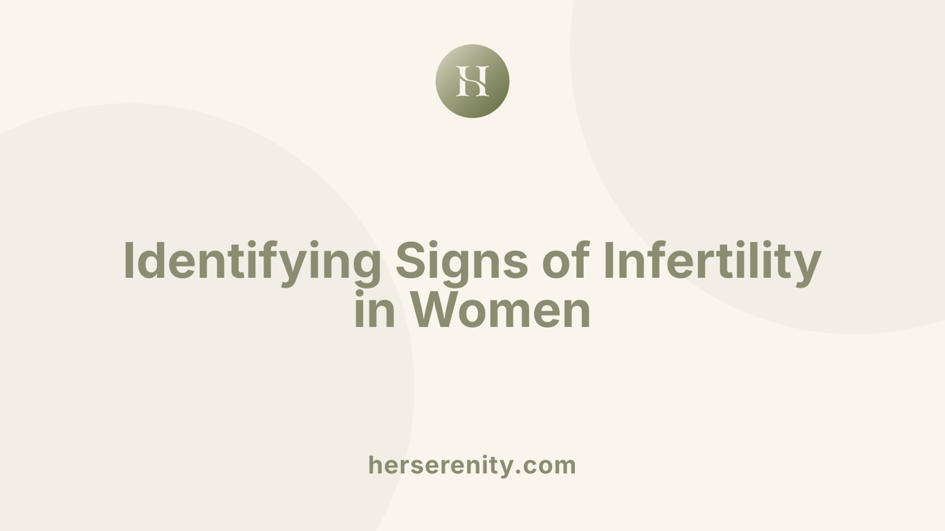 Identifying Signs of Infertility in Women