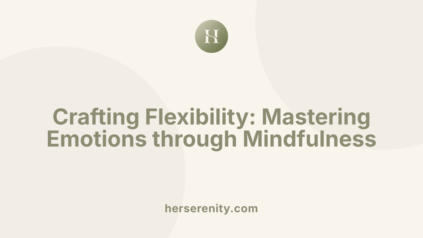 Crafting Flexibility: Mastering Emotions through Mindfulness