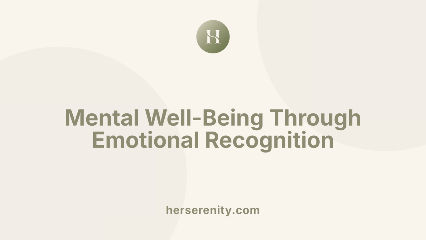 Mental Well-Being Through Emotional Recognition