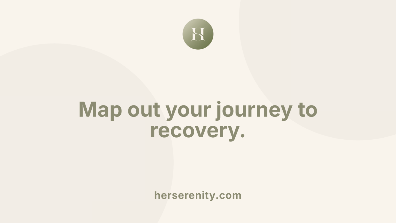 Map out your journey to recovery.