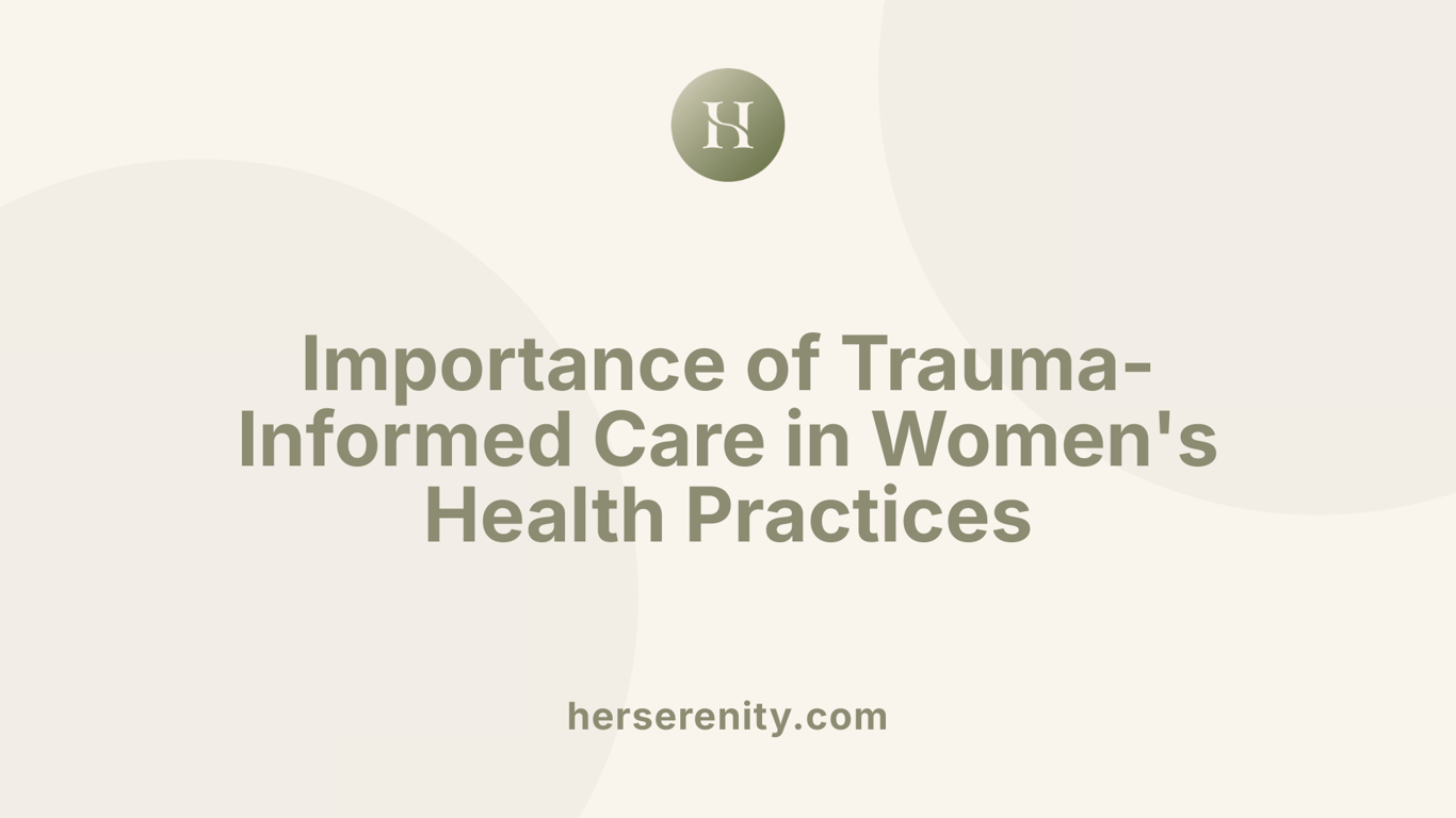 Importance of Trauma-Informed Care in Women's Health Practices
