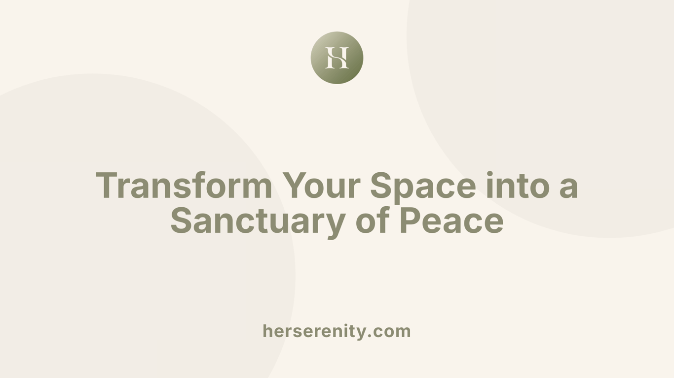 Transform Your Space into a Sanctuary of Peace