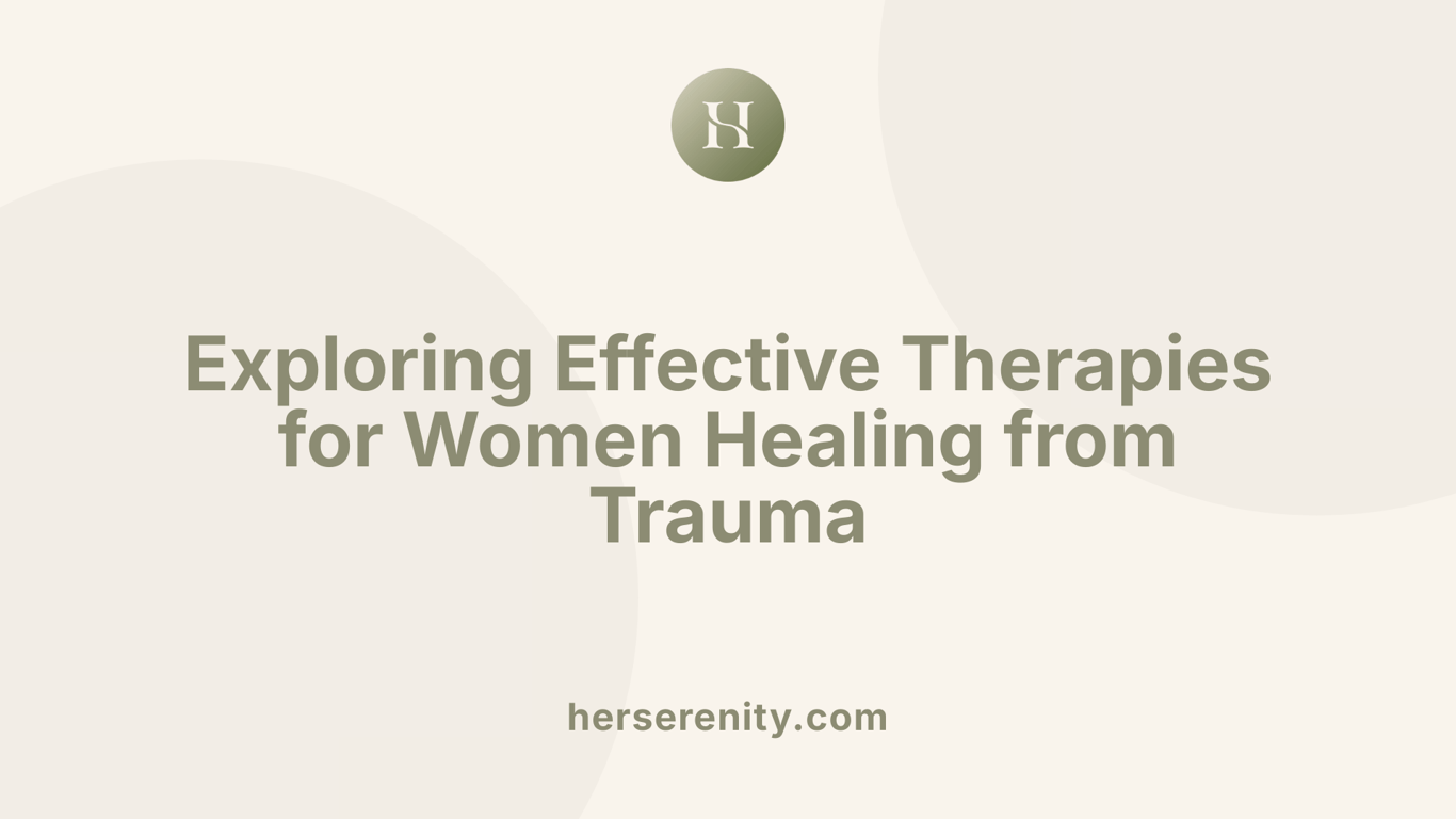 Exploring Effective Therapies for Women Healing from Trauma