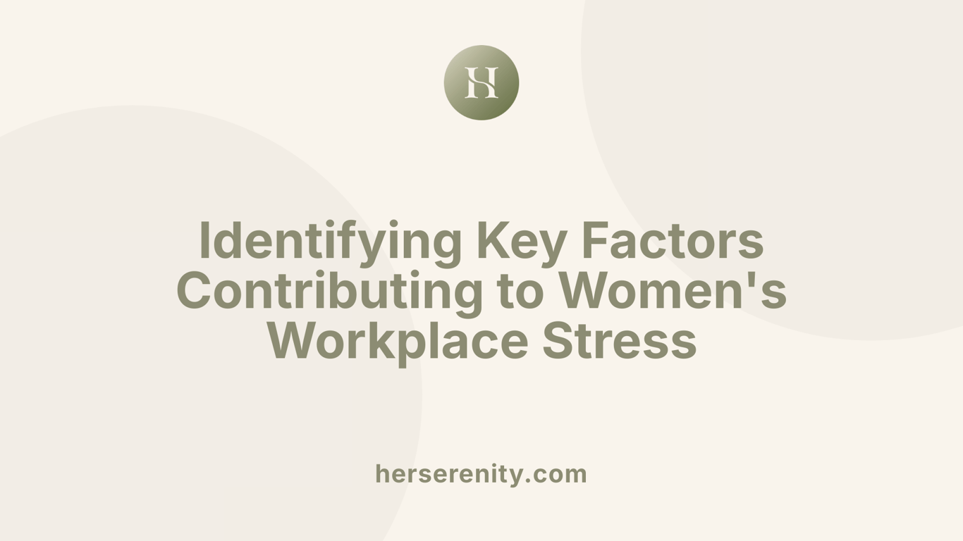 Identifying Key Factors Contributing to Women's Workplace Stress