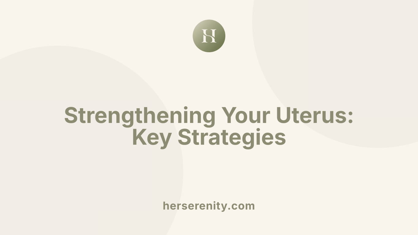 Strengthening Your Uterus: Key Strategies