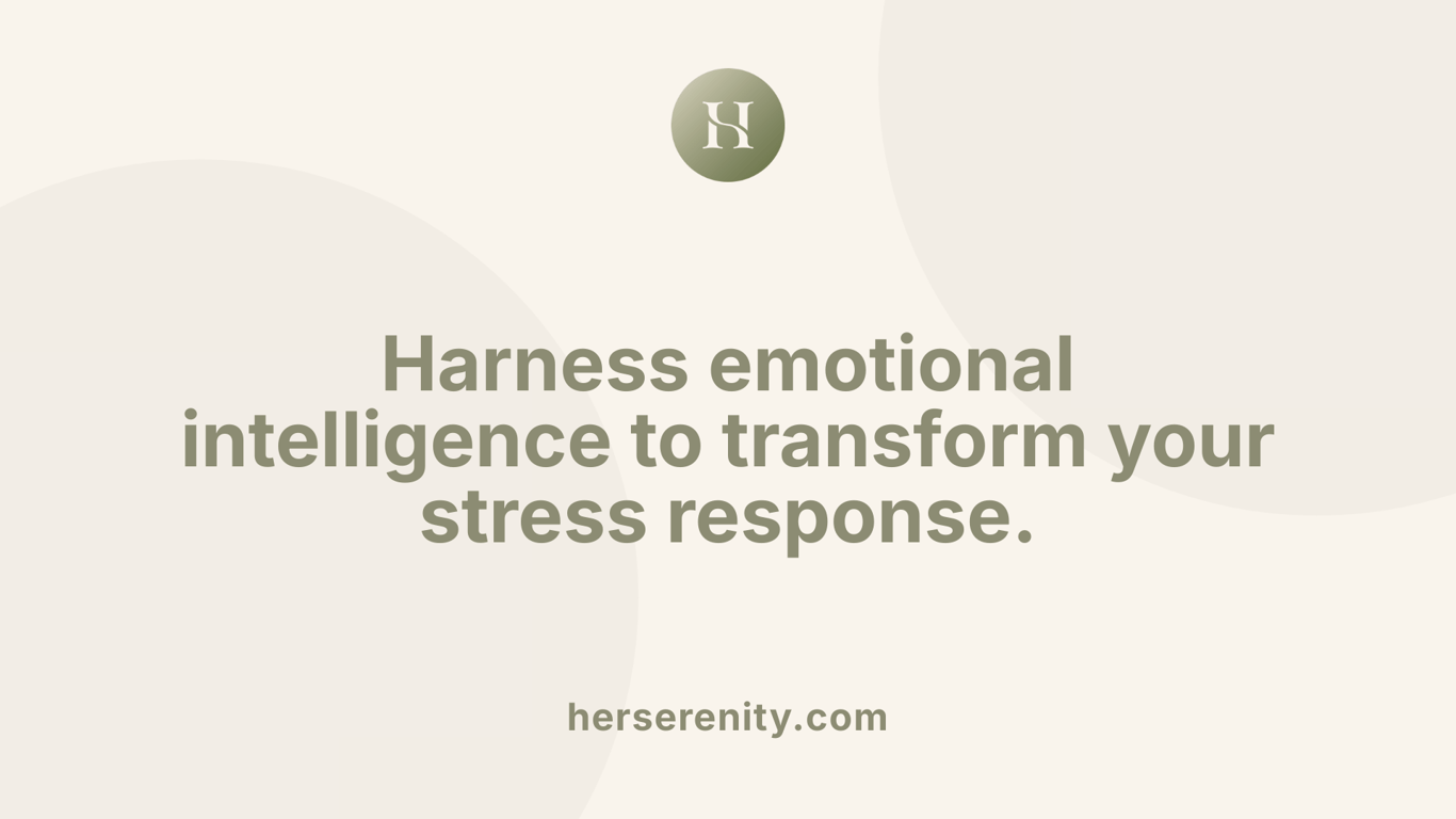 Harness emotional intelligence to transform your stress response.