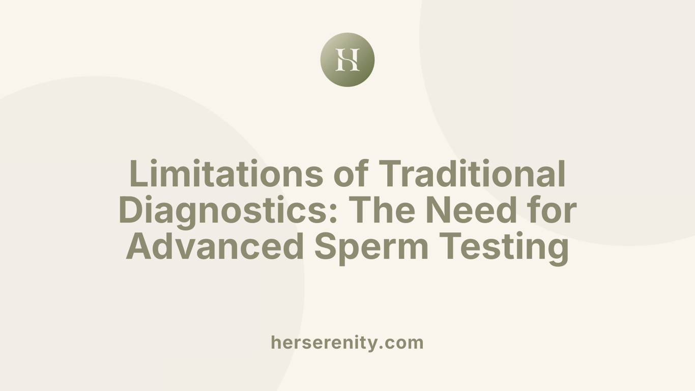 Limitations of Traditional Diagnostics: The Need for Advanced Sperm Testing