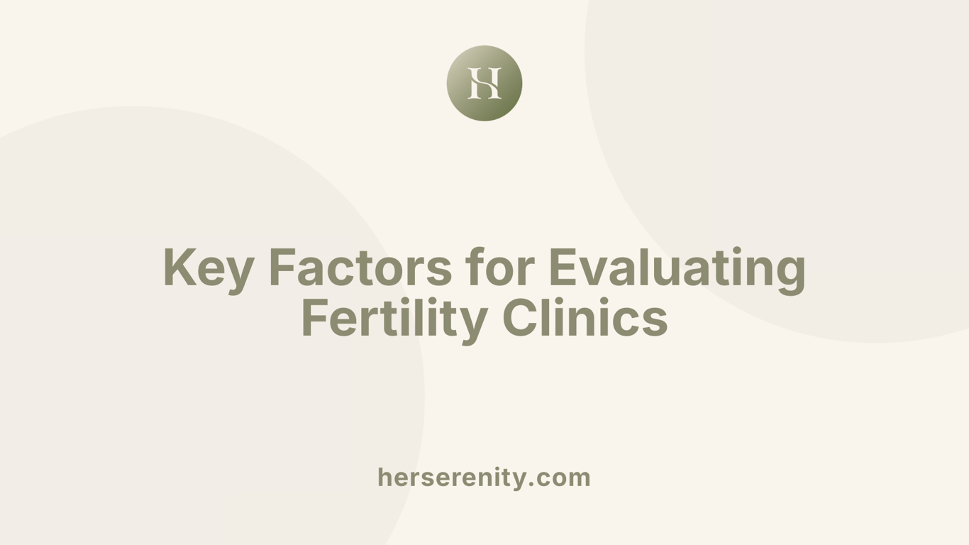Key Factors for Evaluating Fertility Clinics