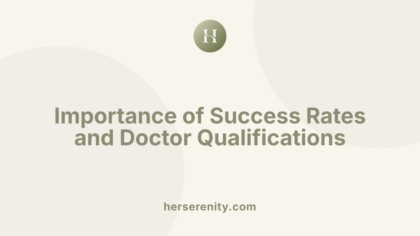 Importance of Success Rates and Doctor Qualifications