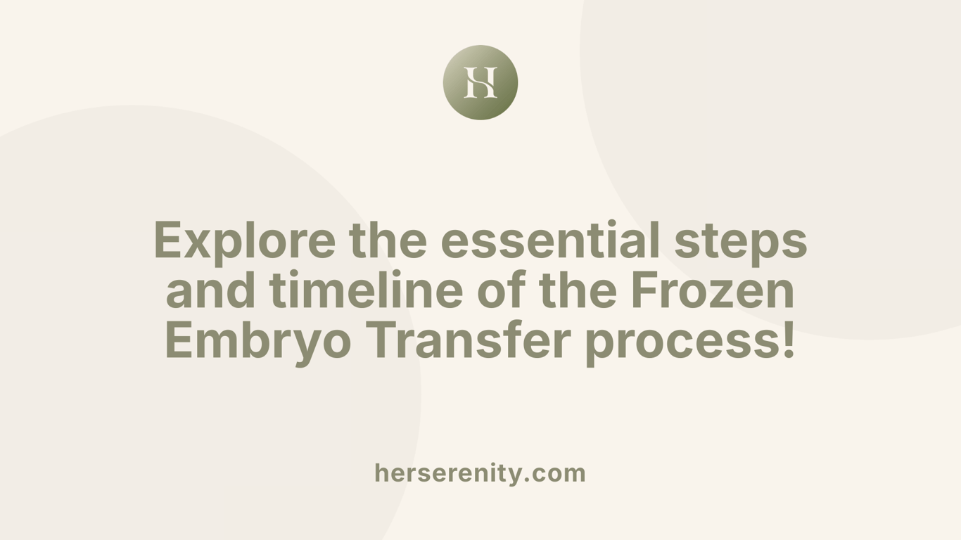 Explore the essential steps and timeline of the Frozen Embryo Transfer process!