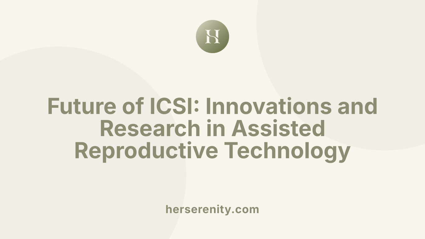 Future of ICSI: Innovations and Research in Assisted Reproductive Technology