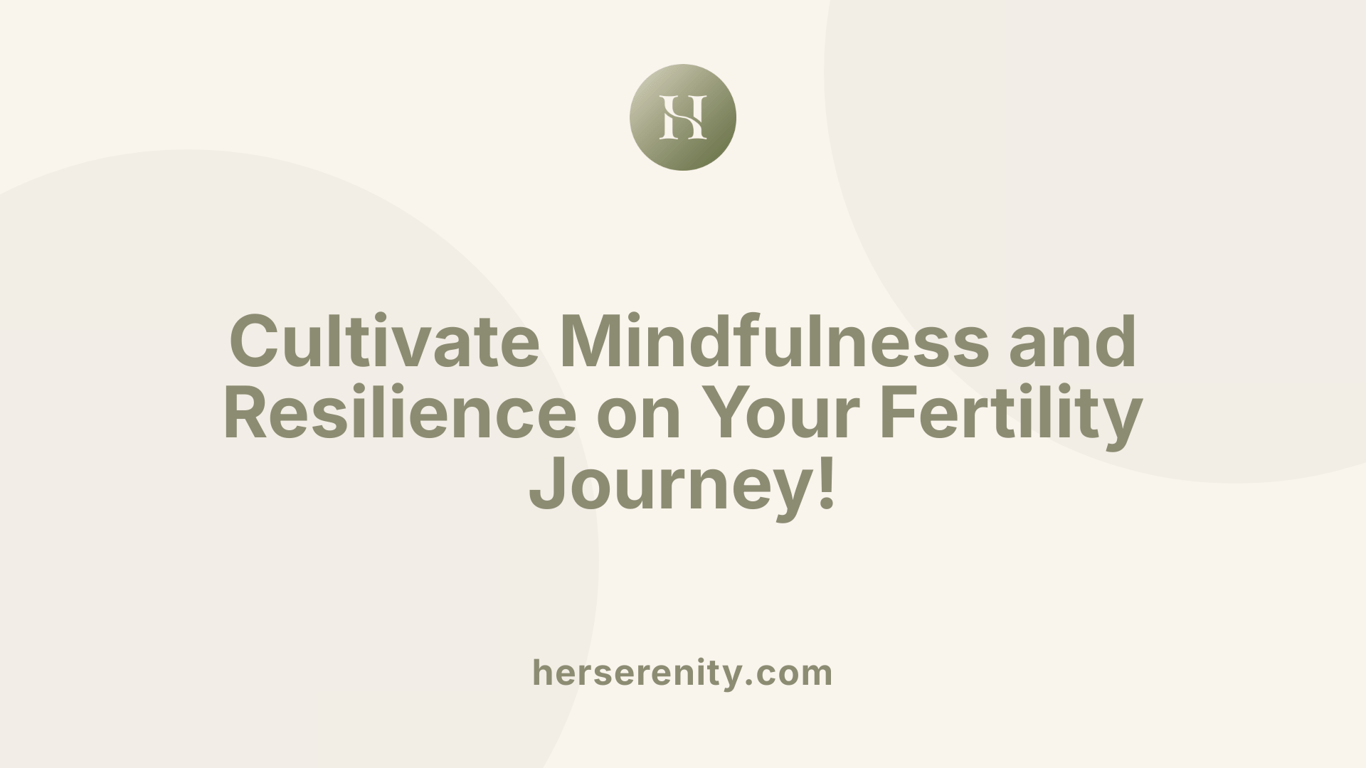 Cultivate Mindfulness and Resilience on Your Fertility Journey!
