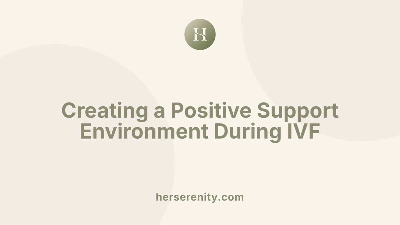 Creating a Positive Support Environment During IVF