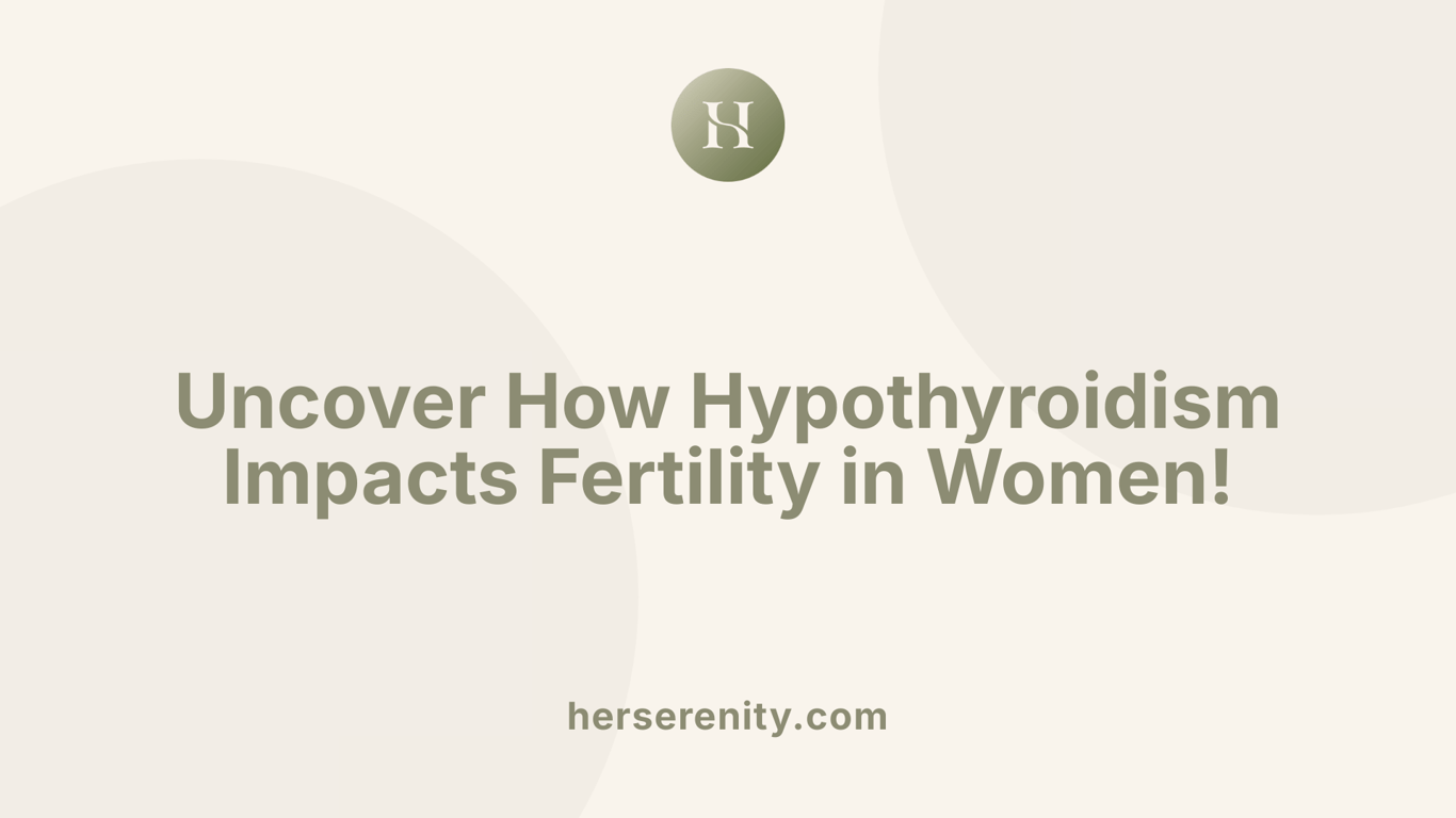Uncover How Hypothyroidism Impacts Fertility in Women!