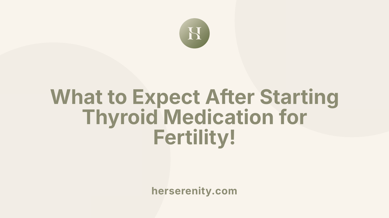 What to Expect After Starting Thyroid Medication for Fertility!