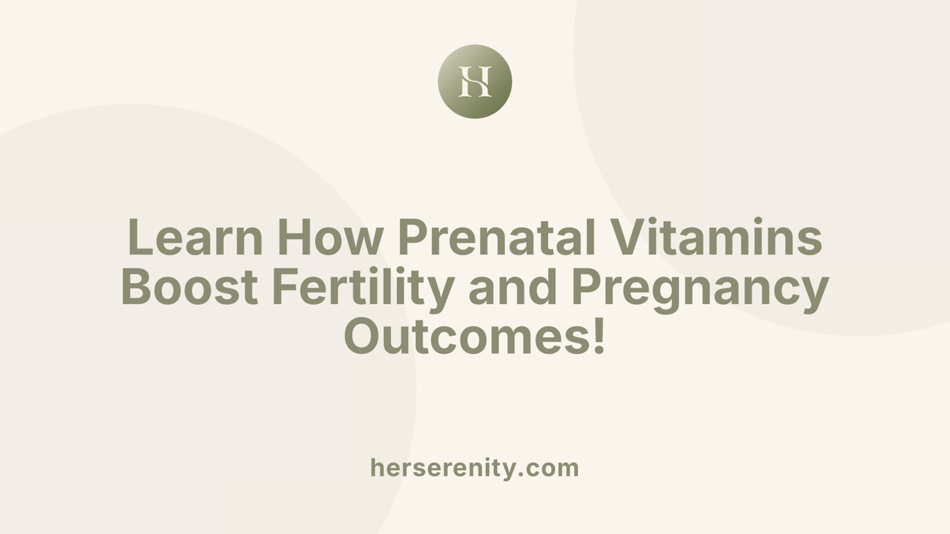 Learn How Prenatal Vitamins Boost Fertility and Pregnancy Outcomes!