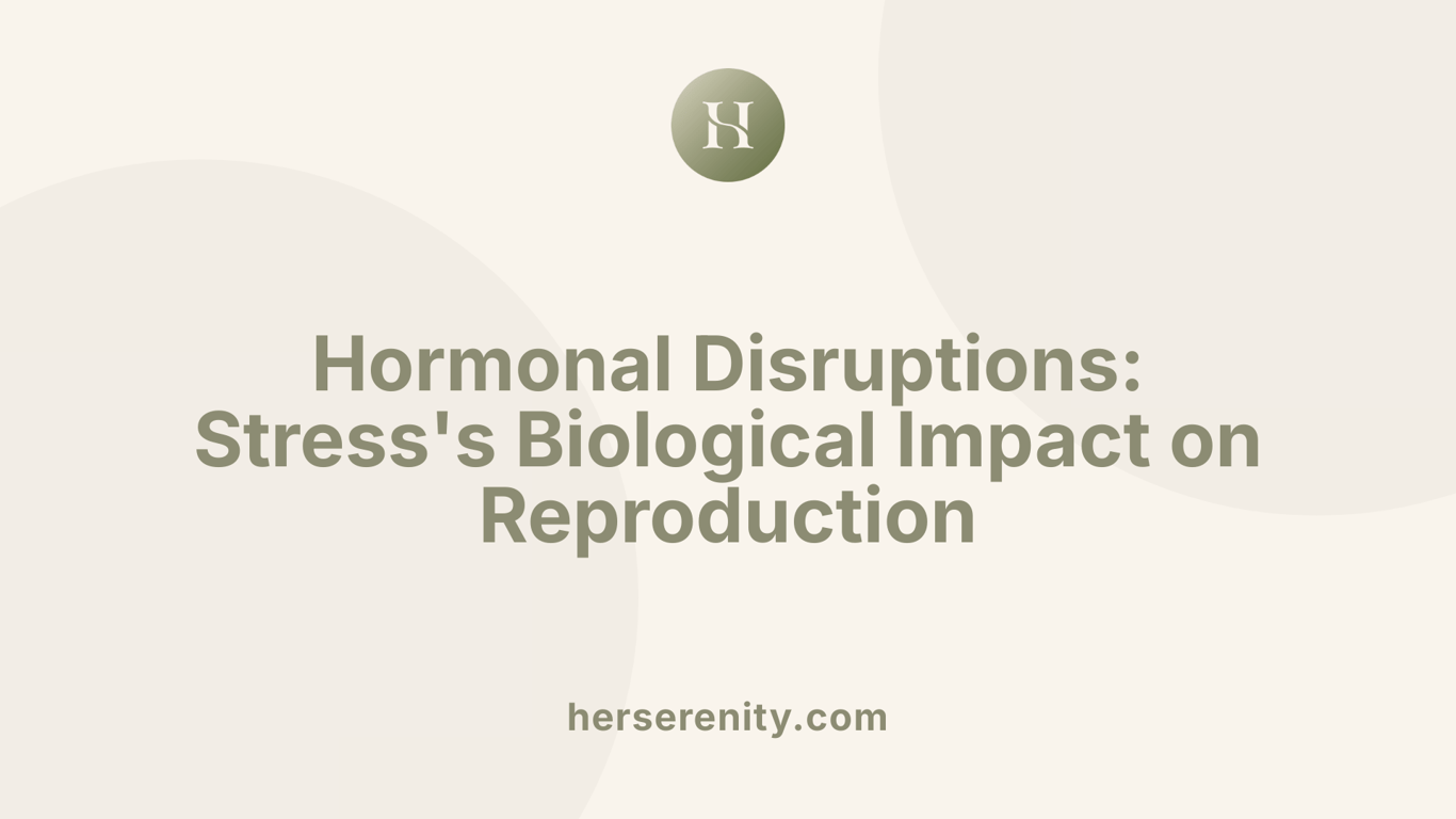 Hormonal Disruptions: Stress's Biological Impact on Reproduction