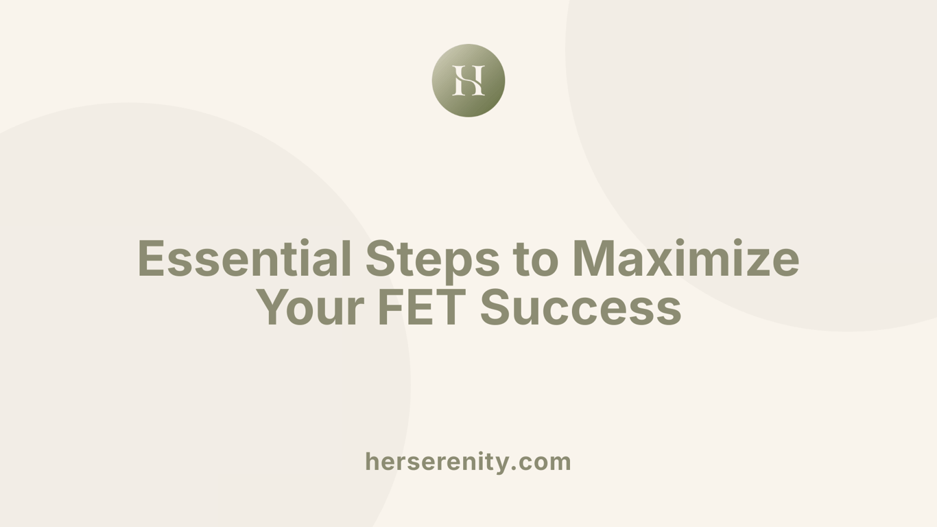 Essential Steps to Maximize Your FET Success