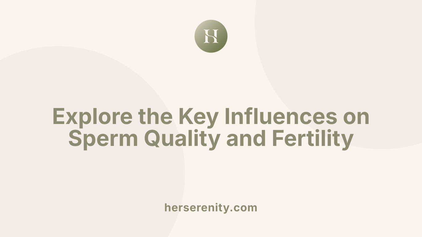 Explore the Key Influences on Sperm Quality and Fertility