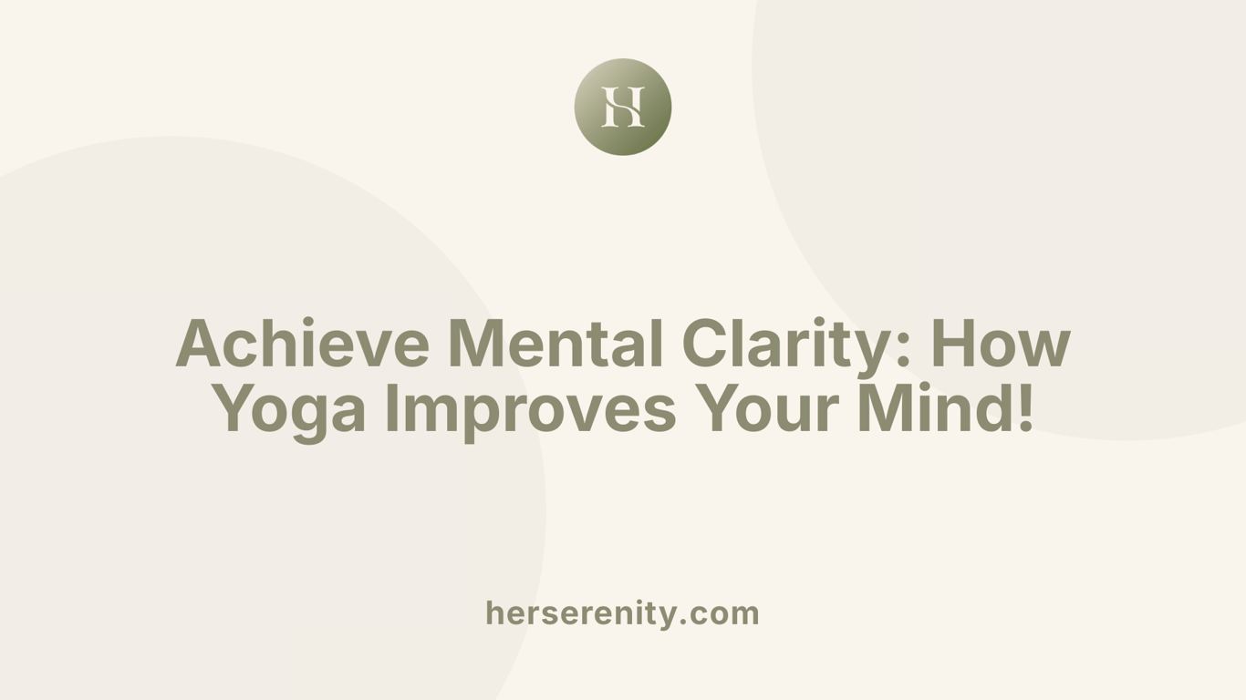 Achieve Mental Clarity: How Yoga Improves Your Mind!