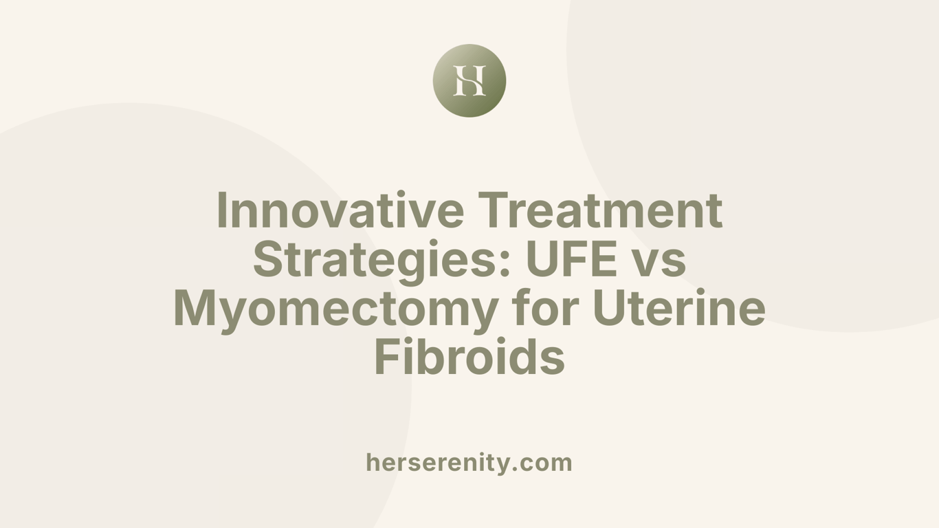 Innovative Treatment Strategies: UFE vs Myomectomy for Uterine Fibroids