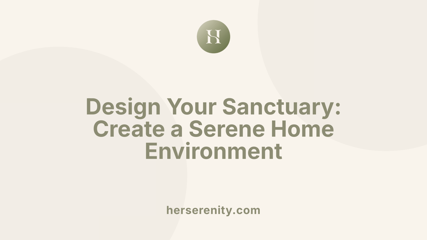 Design Your Sanctuary: Create a Serene Home Environment