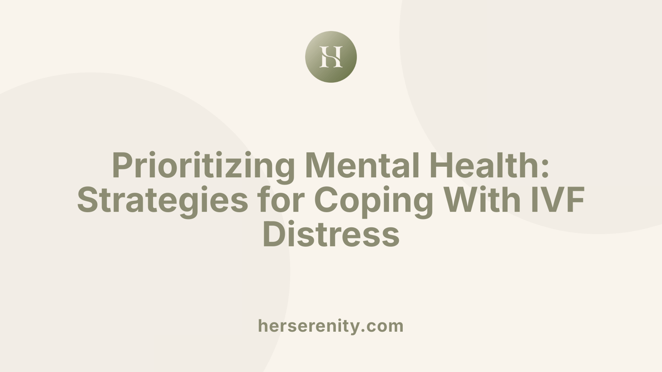 Prioritizing Mental Health: Strategies for Coping With IVF Distress