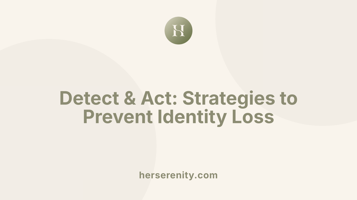 Detect &amp; Act: Strategies to Prevent Identity Loss