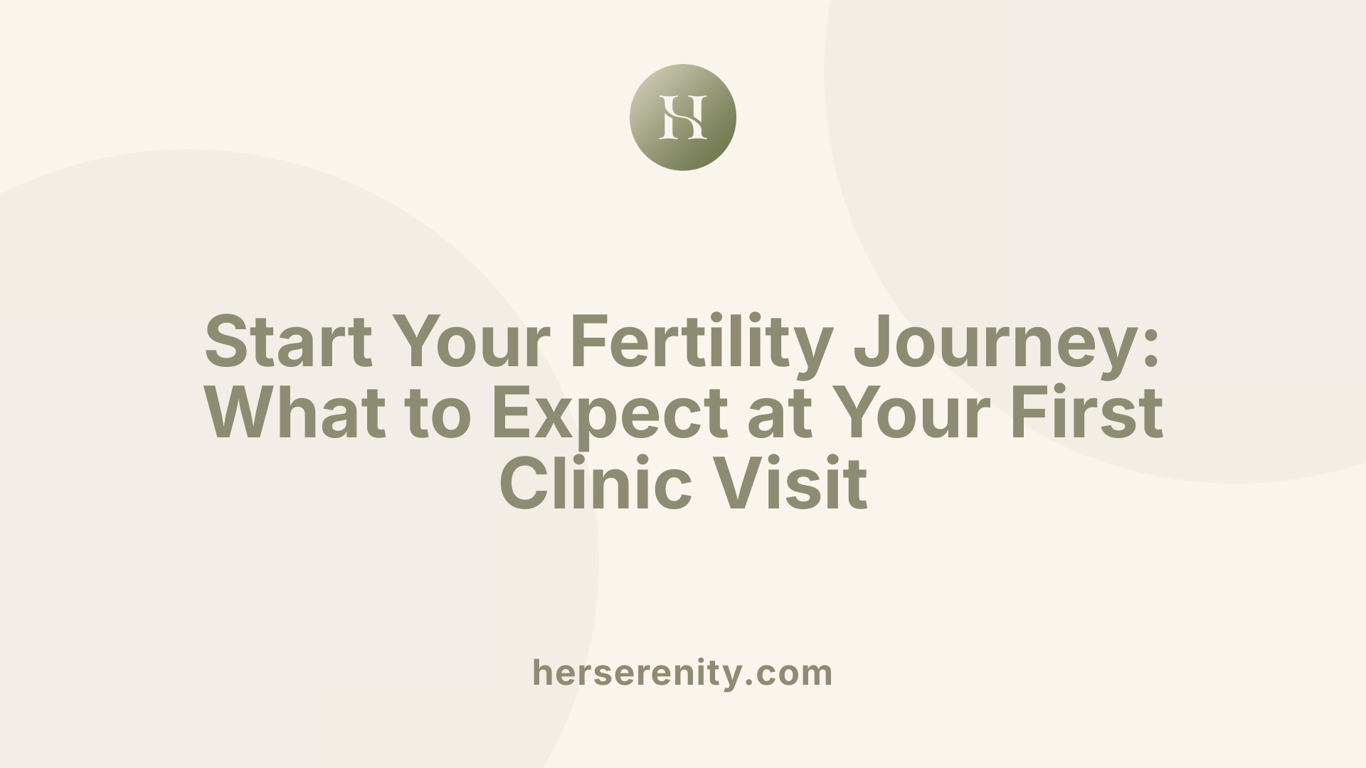 Start Your Fertility Journey: What to Expect at Your First Clinic Visit
